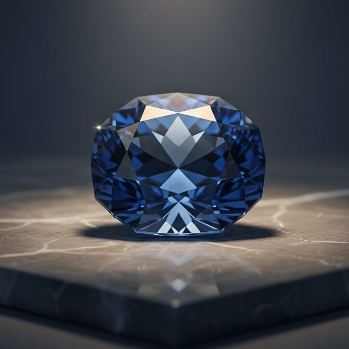 rare blue gem